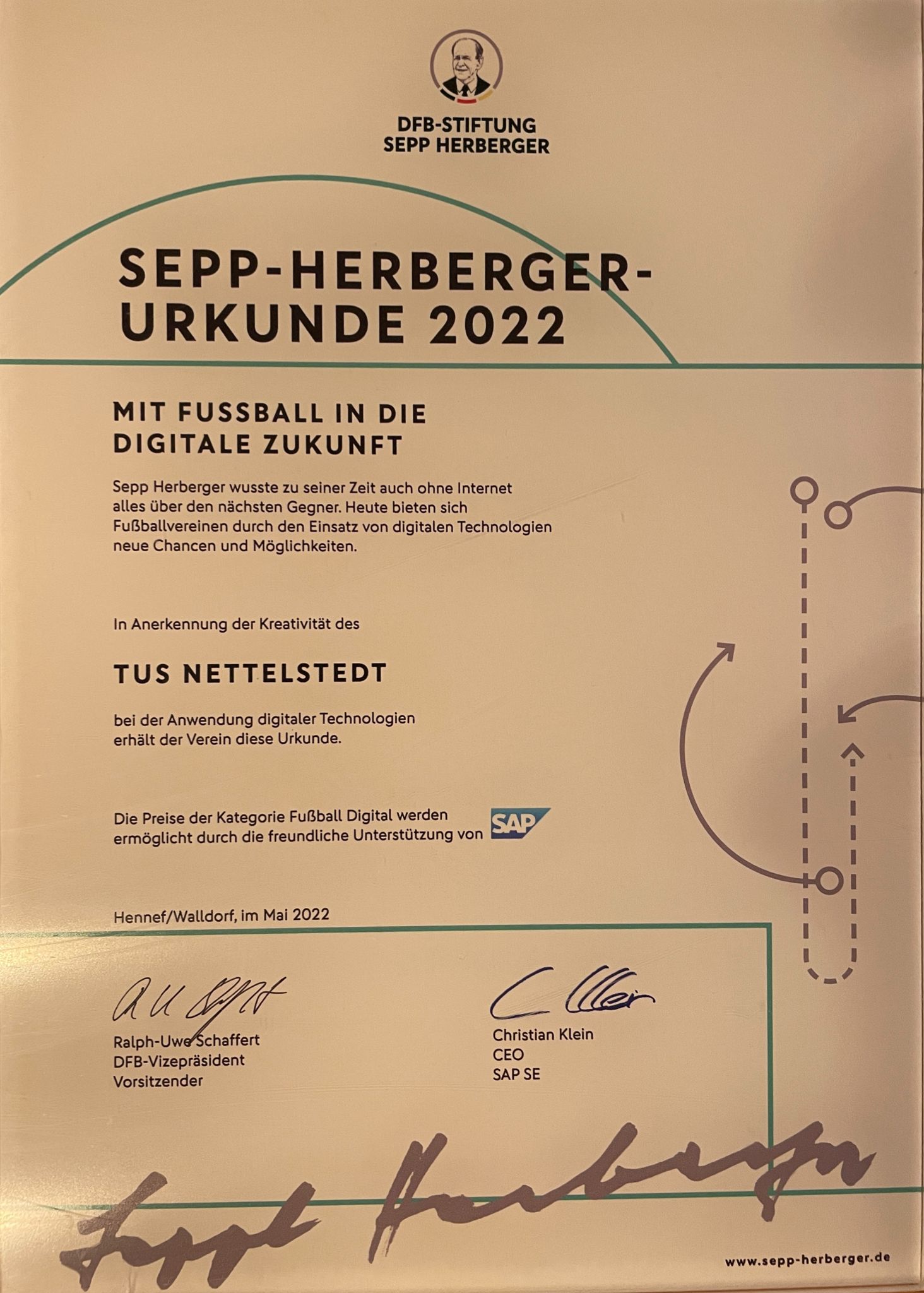 Sepp-Herberger-Urkunde