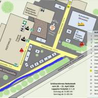 Sperrung der Parkplätze Sportzentrum Nettelstedt vom 18. - einschließlich 22. April