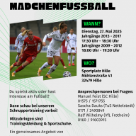 Mädchenfußball - Offenes Kennenlerntraining